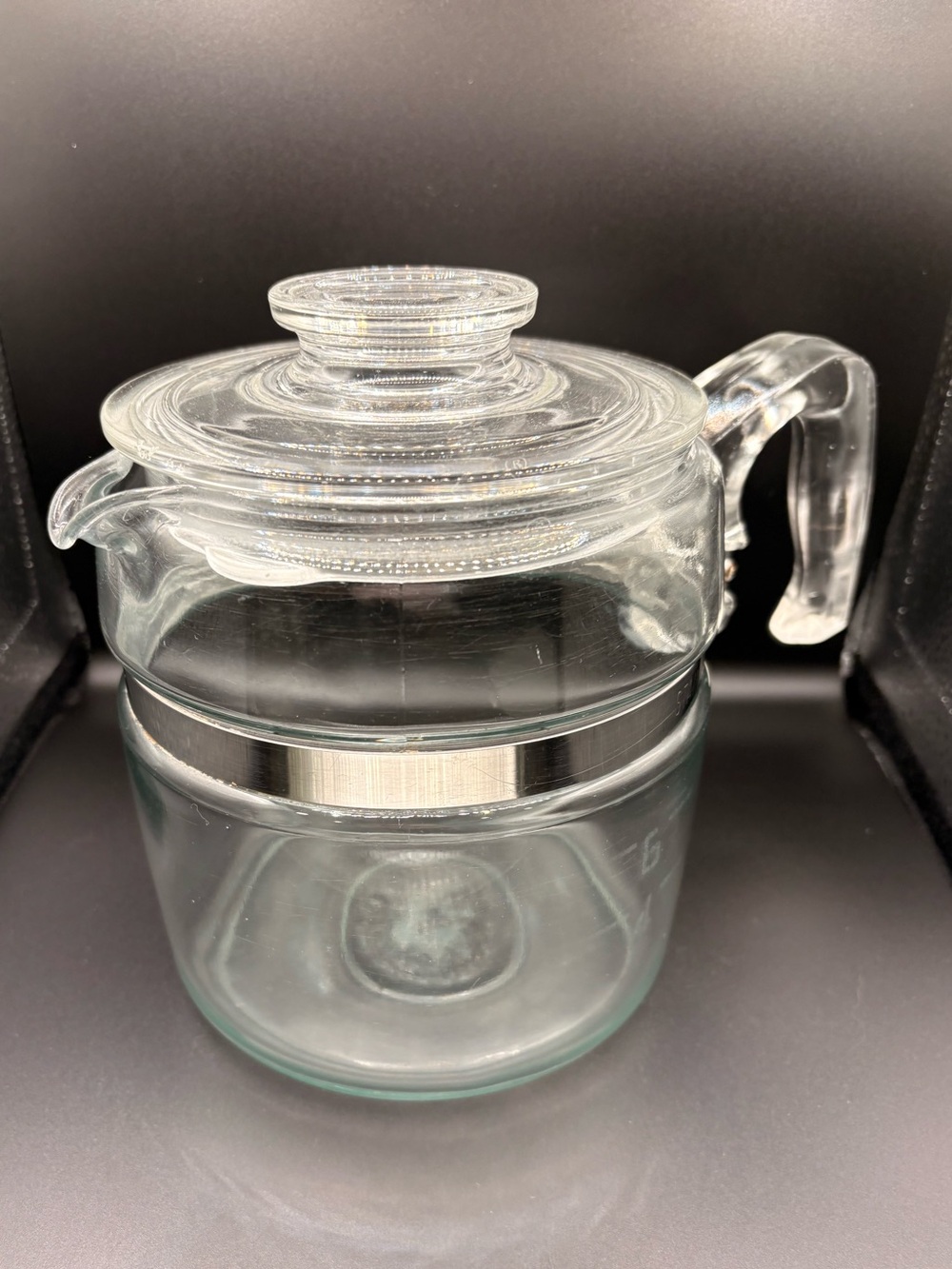 PYREX Flameware 7756 B Glass Teapot 6 cup